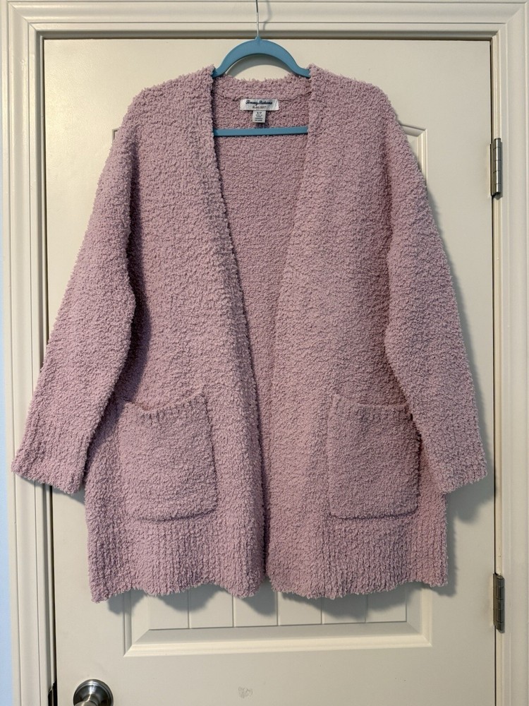 Tommy Bahama Womens Island Soft Open Front Loose Fit Cardigan Sweater Size S