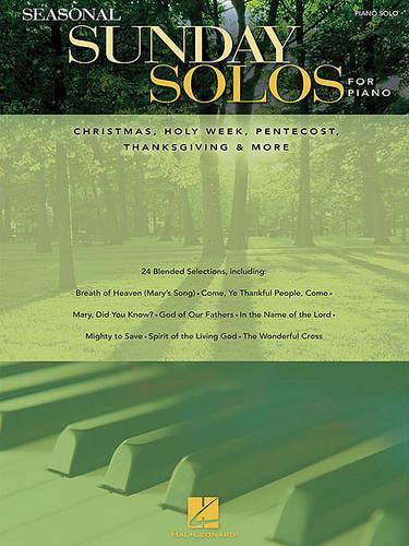 Seasonal Sunday Solos for Piano (Paperback)-image