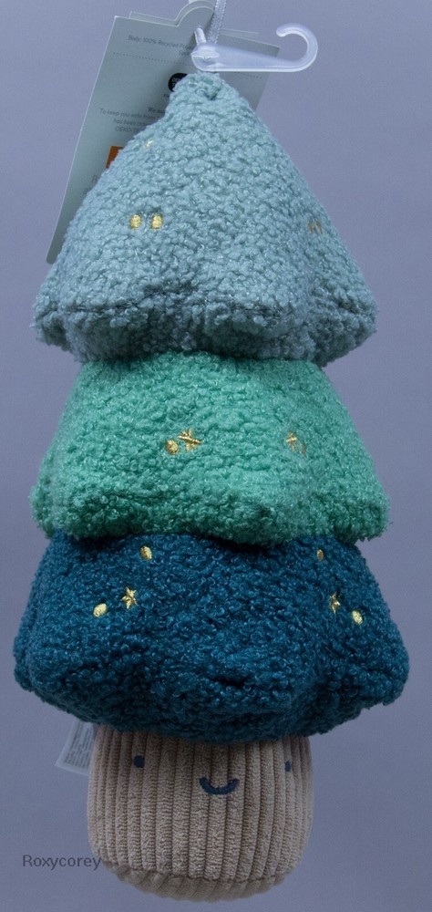 Cloud Island Christmas Holiday 12 in Soft Plush Tree Figural Baby Toy NWT