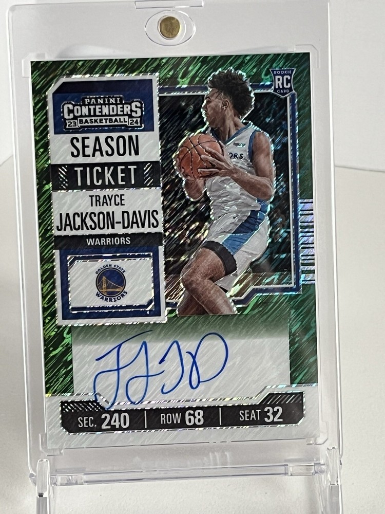 2023-24 Panini Contenders - Rookie Ticket #107 Trayce Jackson-Davis (AU, RC)