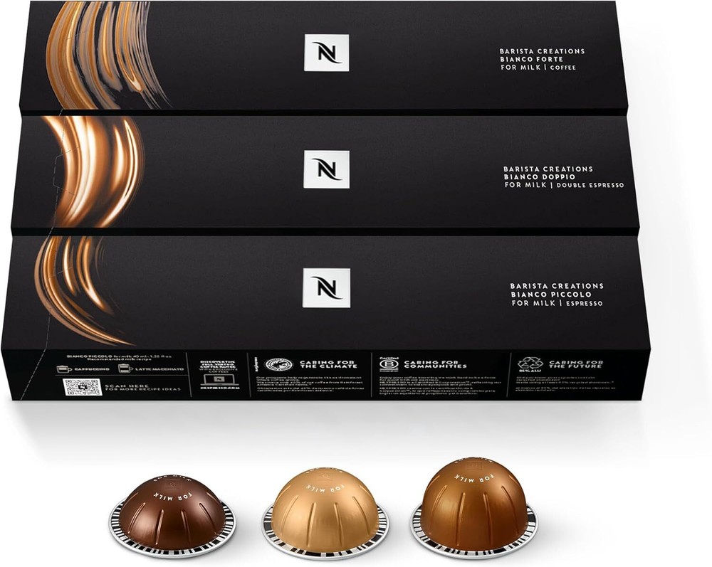 Nespresso Vertuo Line Bianco Variety Pack 30 Capsules 1 Count