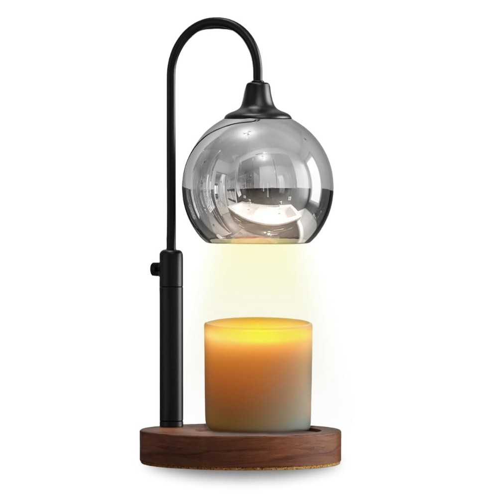 Dimmable Candle Warmer Lamp with Timer & Adjustable Height for Wax Melts  