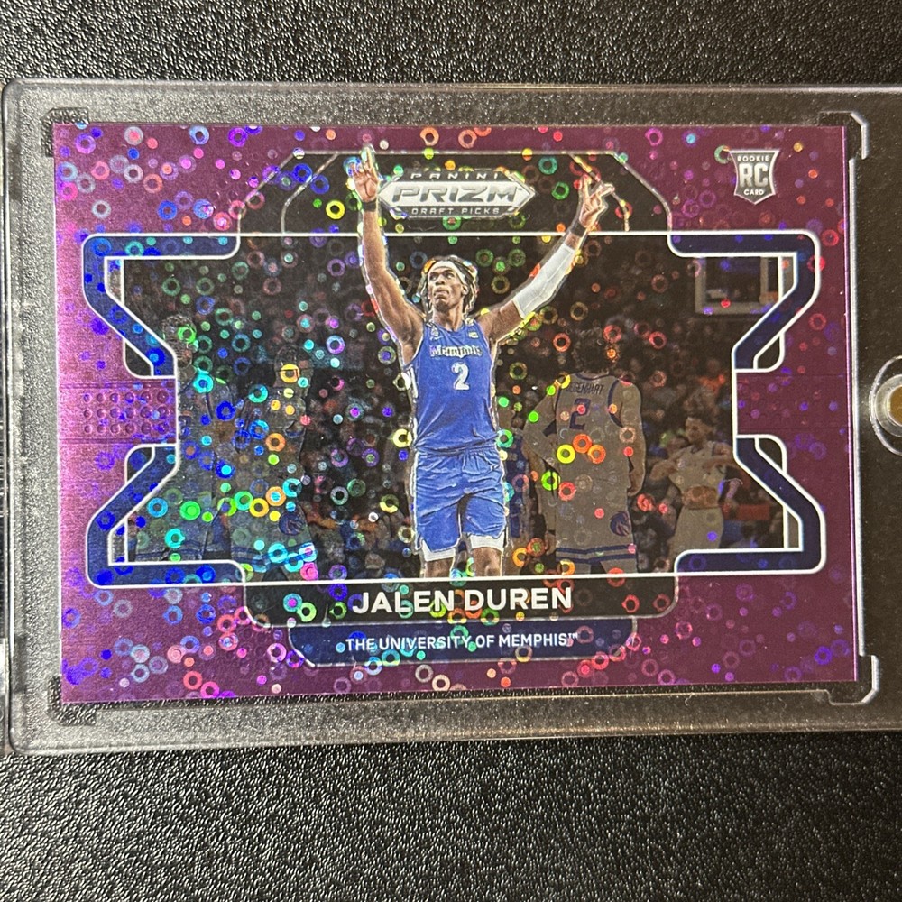 2022 Prizm Draft Picks -  #58 Jalen Duren - Purple Disco Variation /50! (RC)!!!