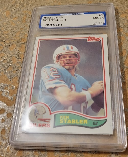 1982 Topps Ken Stabler #105 Football Card Vintage Raiders QB