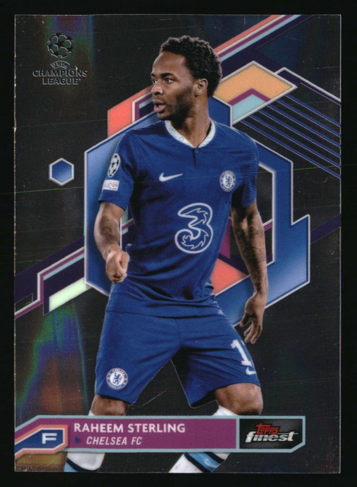 Raheem Sterling 2022-23 Finest UEFA Club Competitions #88 SOCCER Card