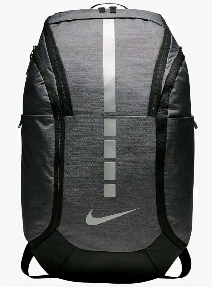 Nike Elite Pro Basketball Backpack for School Gym BA5554-022 Gray Silver