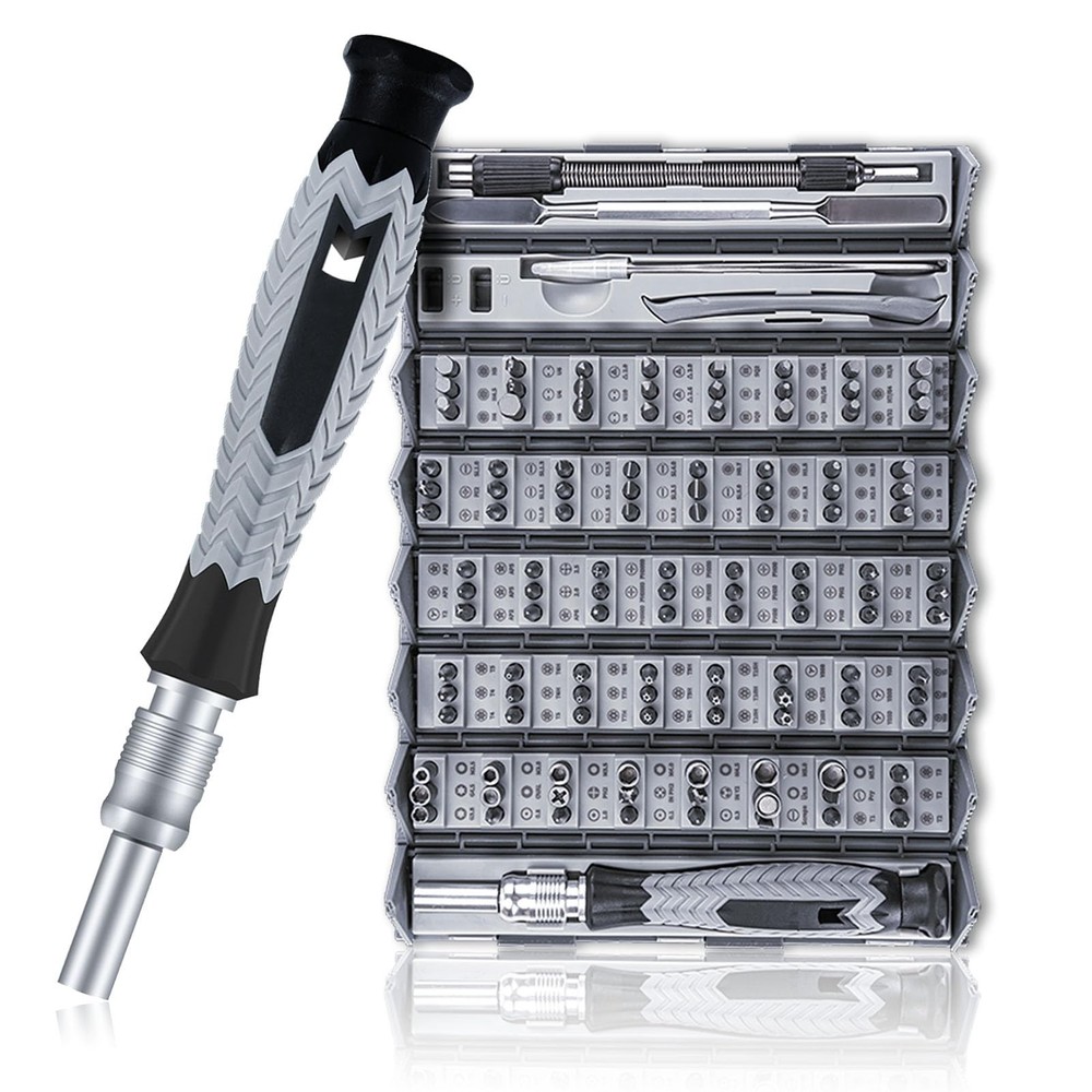 Precision Mini Screwdriver Set with 120 CR-V Universal Bits