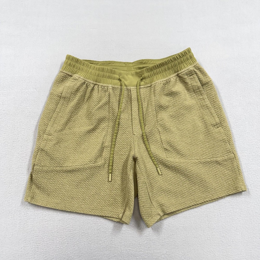 Lululemon Shorts Mens XL Green At Ease 7