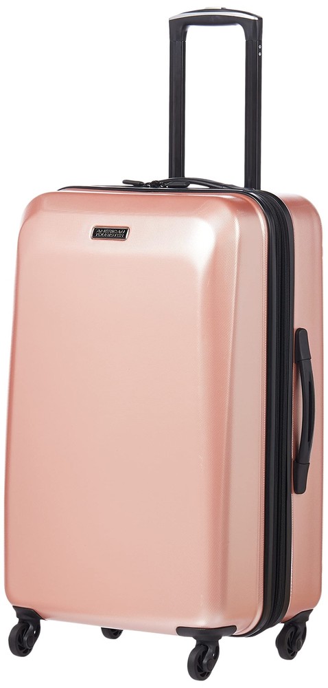 Moonlight Hardside Expandable Luggage with Spinner Wheels, Rose Gold, Carry-O...