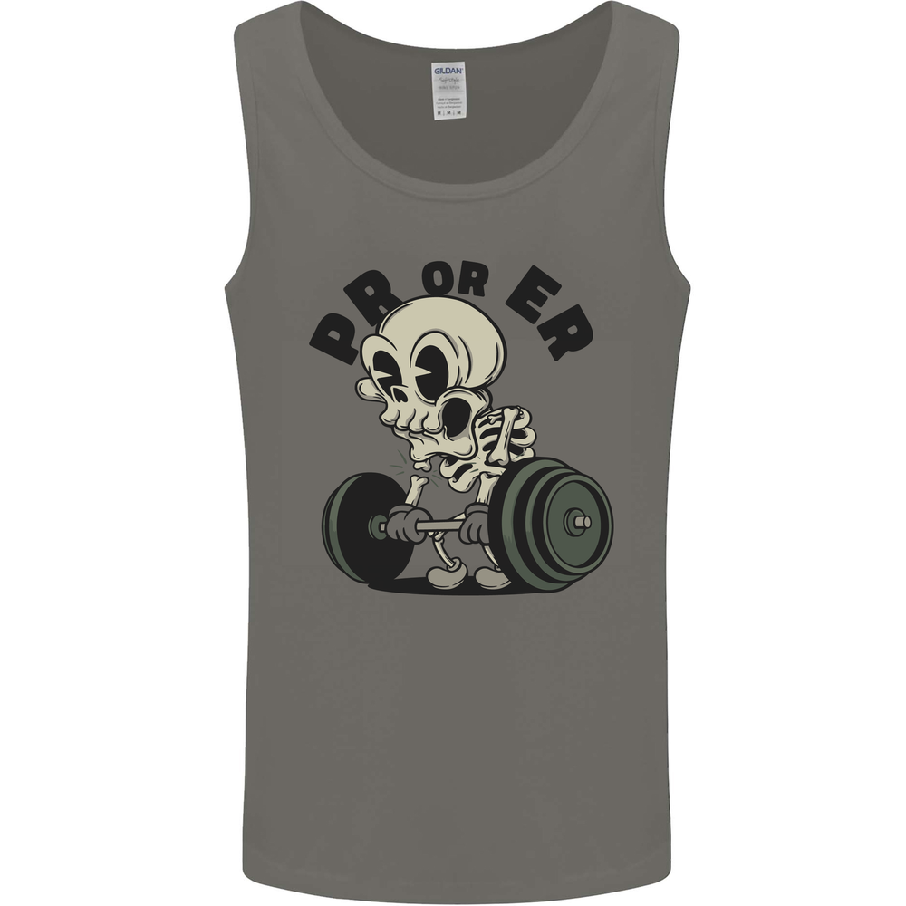 PR or ER Gym Bodybuilding Training Mens Vest Tank Top
