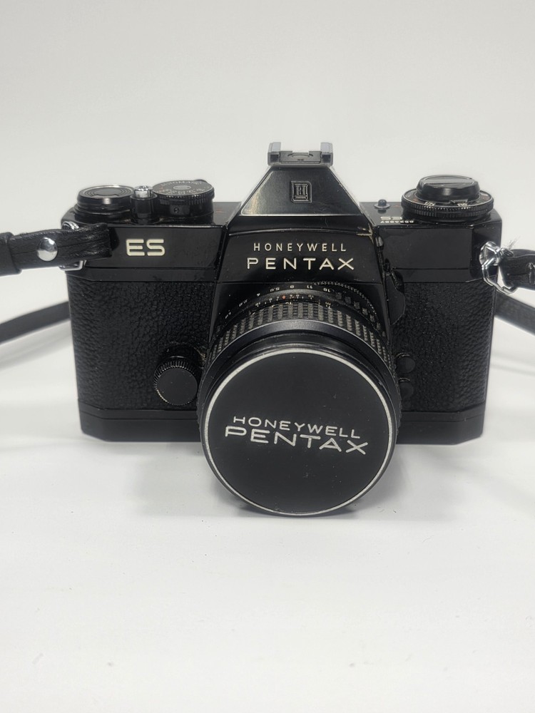Pentax ES Film Camera Asahi TAKUMAR  1:1.8/55 Lens  - AS IS READ