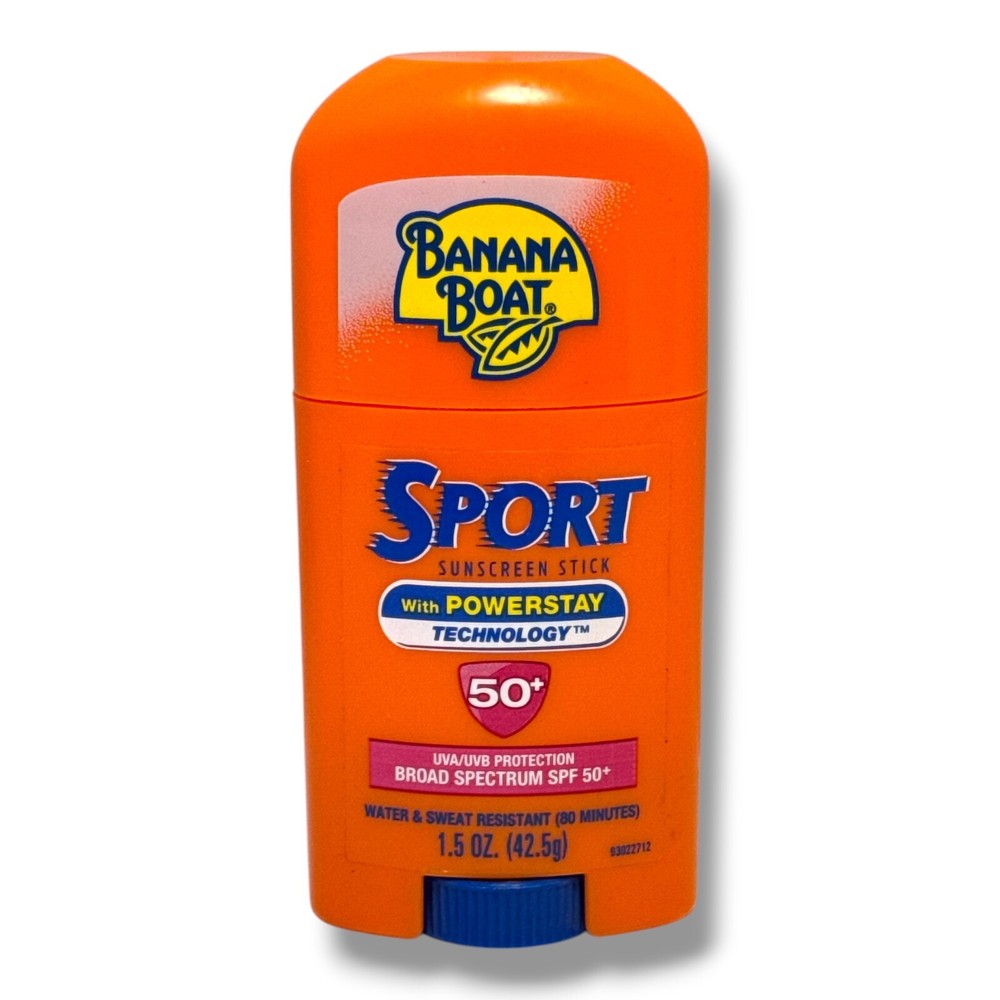 Banana Boat Sport Sunscreen Stick SPF50+ 1.5oz Broad Spectrum Protection
