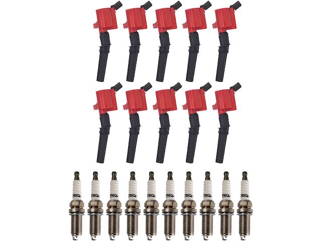 Ignition Coil and Spark Plug Kit fits Ford E550 Super Duty 2003 6.8L V10 79VGJV