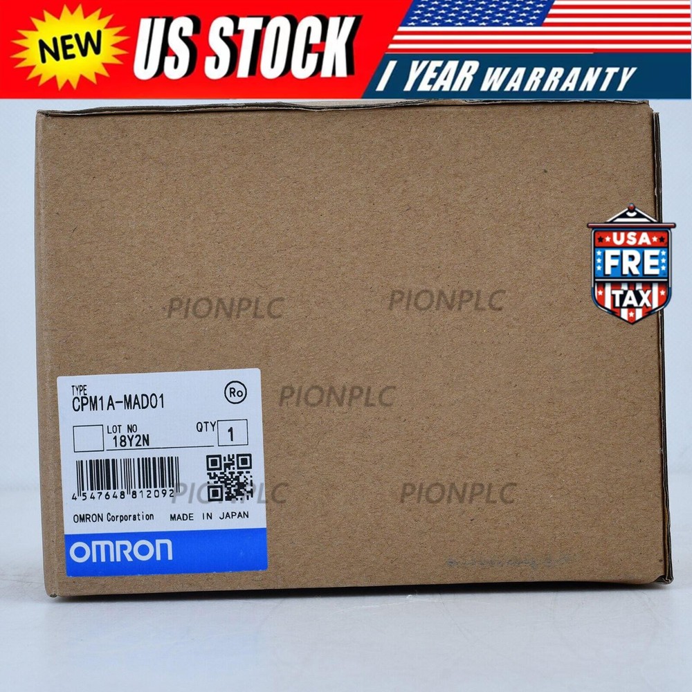 1PC Omron CPM1A-MAD01 PLC CPM1AMAD01 New In Box Fast Shipping  US Free TAX