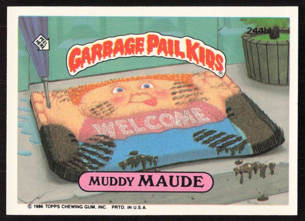 1986 Topps Garbage Pail Kids Sticker Cards Complete Set