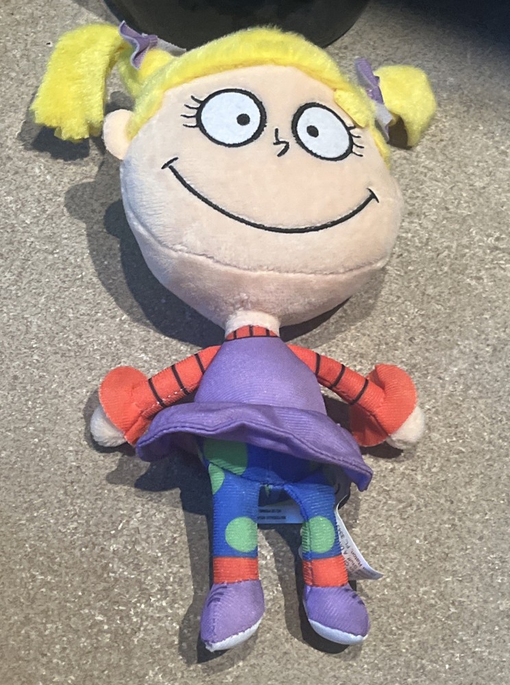 2019 Nickelodeon Rugrats Angelica 10-inch Plush Stuffed Toy EUC