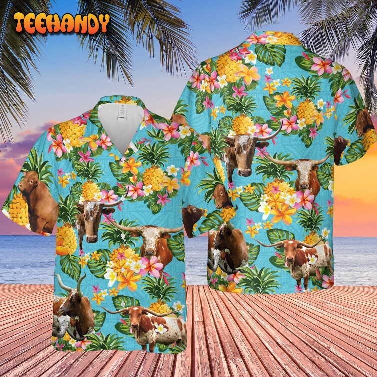 Pineapple Hawaiian Theme For Tx Longhorn Cattle Lovers All 3D Printed