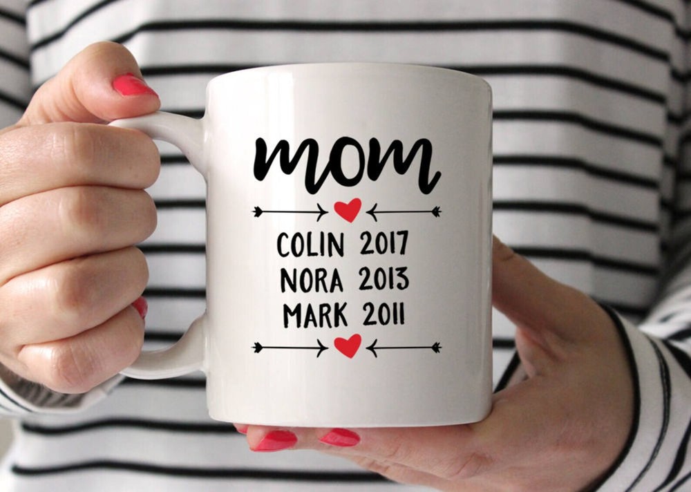 Mothers Day Gift From Daughter Personalize Gift Mom Coffee Mug Cute 1167a