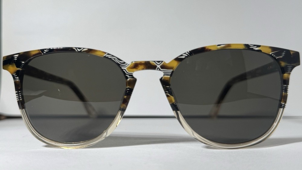 KREWE Olivier Tortoise Shell Black + Gold Sunglasses (Discontinued Colorway)