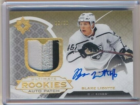 2019-20 Ultimate Collection Blake Lizotte Rookie Auto Patch 165/99 LA Kings