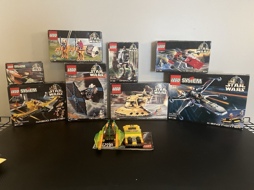 VINTAGE LEGO STAR WARS LOT 9 Sets RARE