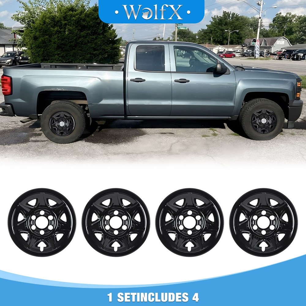 For Chevrolet Silverado 1500 2014-2018 Black 17