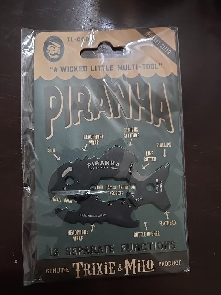 Trixie and Milo Piranha Compact Multi-Tool for DIY and Repairs