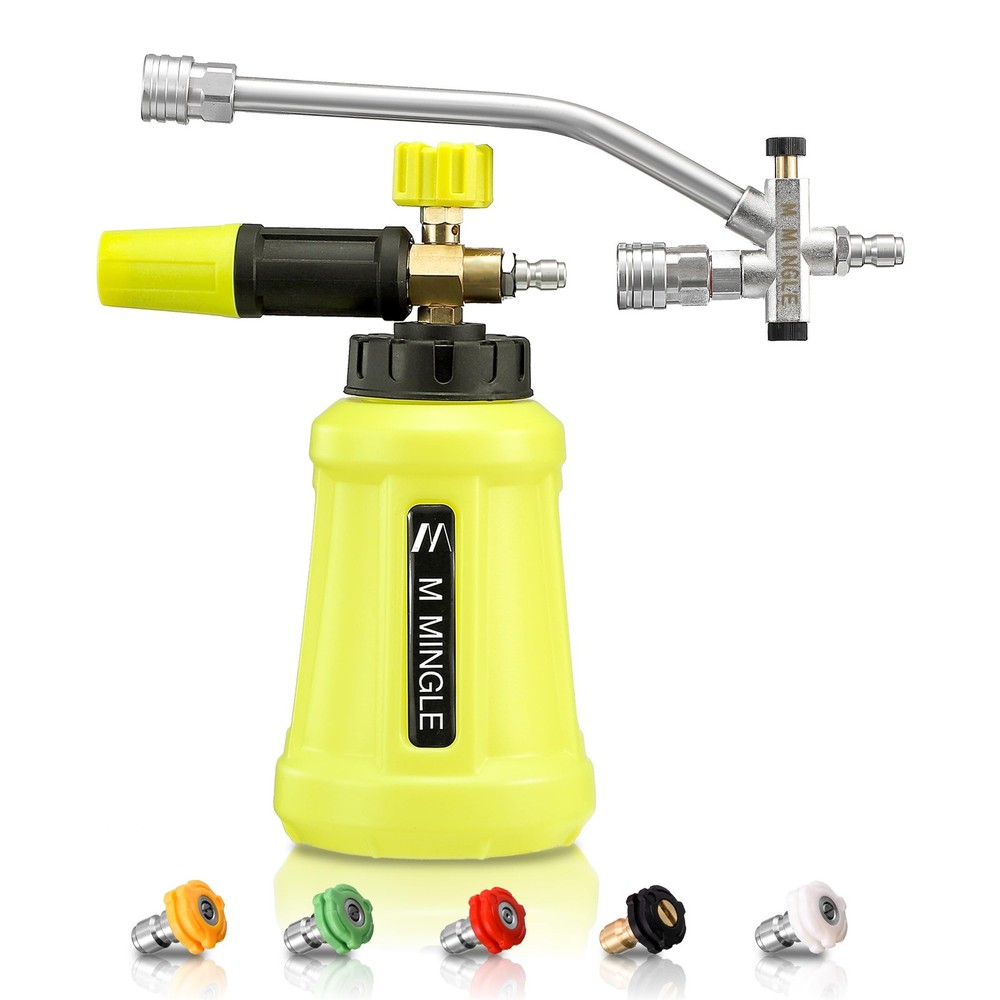 Foam Cannon for Pressure Washer with Dual Connector Accessory, Power Washer S...