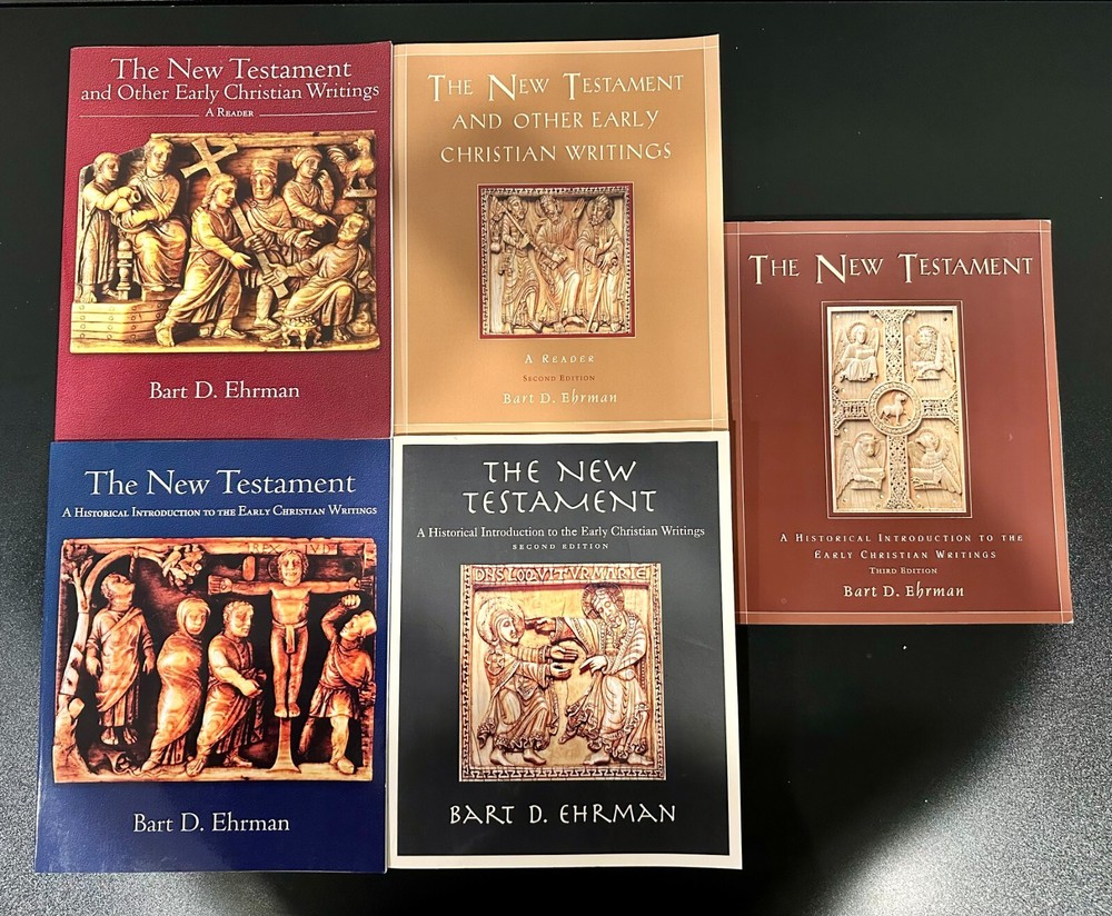 Bart D. Ehrman New Testament 5 Book Lot (Early Christian Writings, etc)