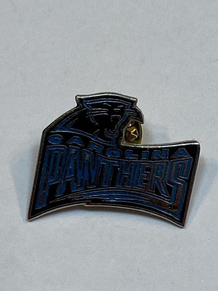 Carolina Panthers 1995 NFL Team Mascot Pin Vintage Pinback Charlotte Imprinted
