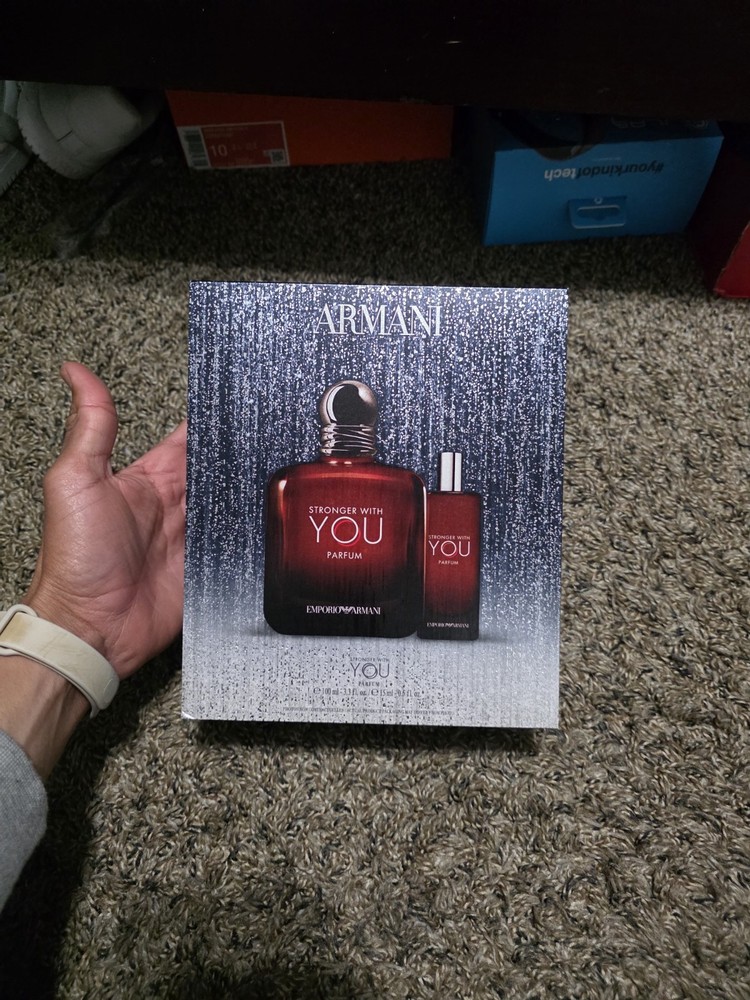 Armani Beauty Stronger With You Parfum Cologne Gift Set