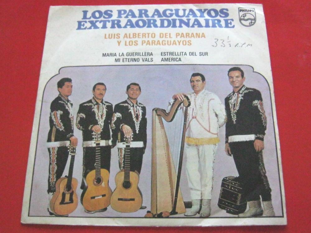 Los Paraguayos Los Paraguayos Extraordinaire EP Philips 6850752 EX/VG 1968 pictu
