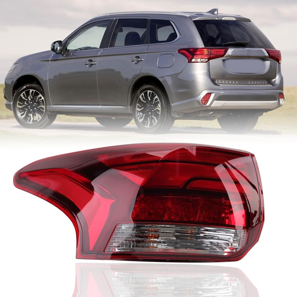 High-Quality Red LED Tail Lamp for Mitsubishi Outlander 2016-2021 - Left Side
