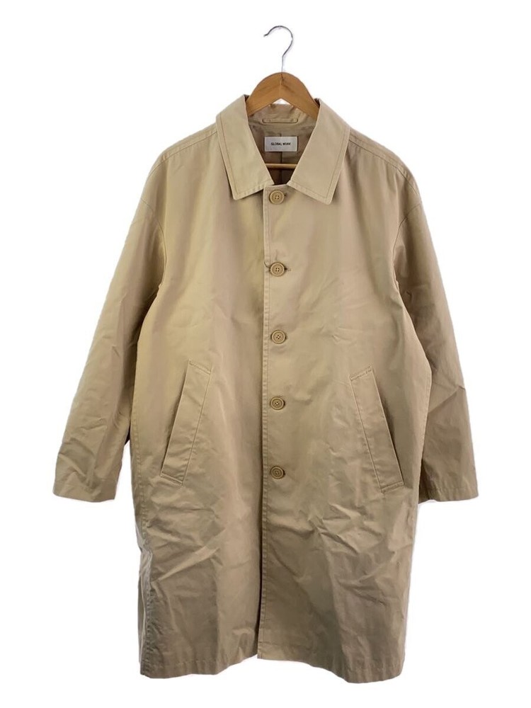 Global Work  Steel Collar Coat/L/Cotton/Beg/Gw318013Ad 3395