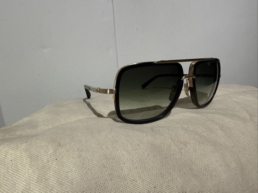 DITA Sunglasses Model Mach One DRX2030-F-BLK-12K Black & Gold Green LNS 59