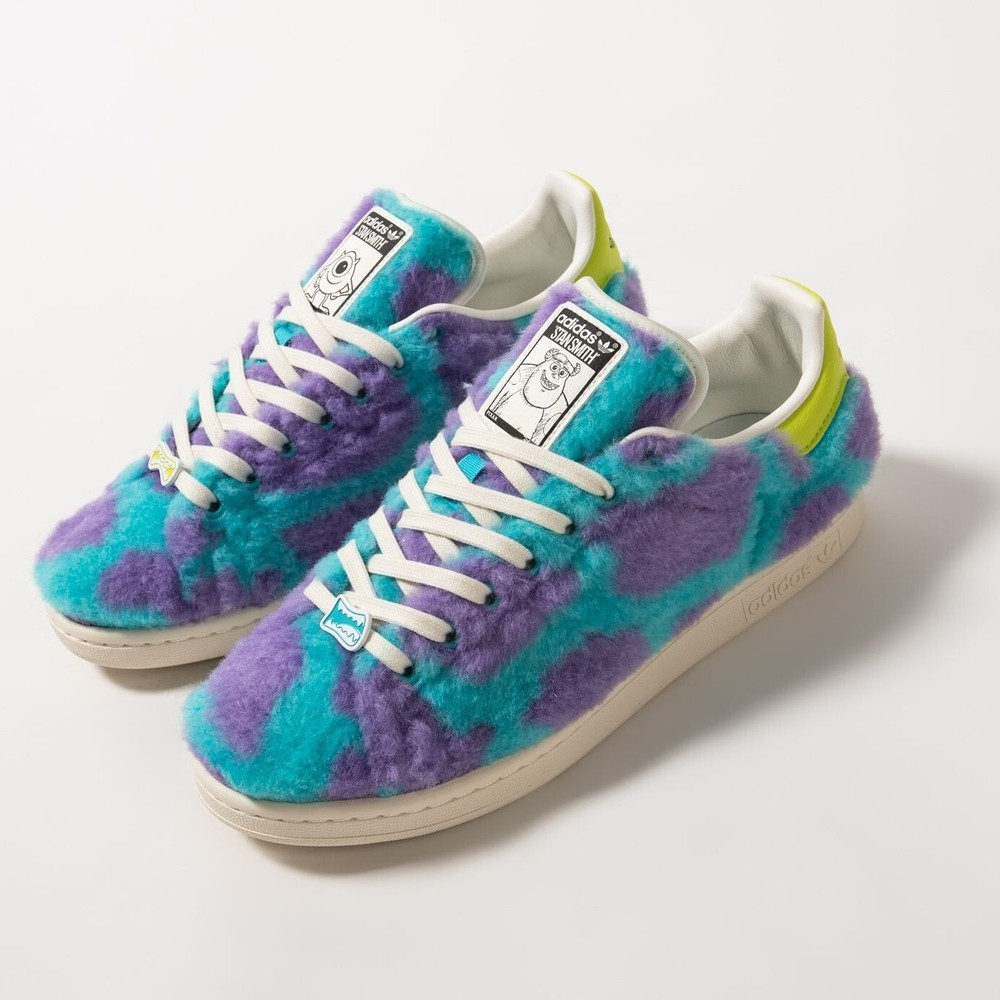 Adidas Stan Smith GZ5990 Mike Sully Monsters, INC. FURRY Men 8 w/o box Disney