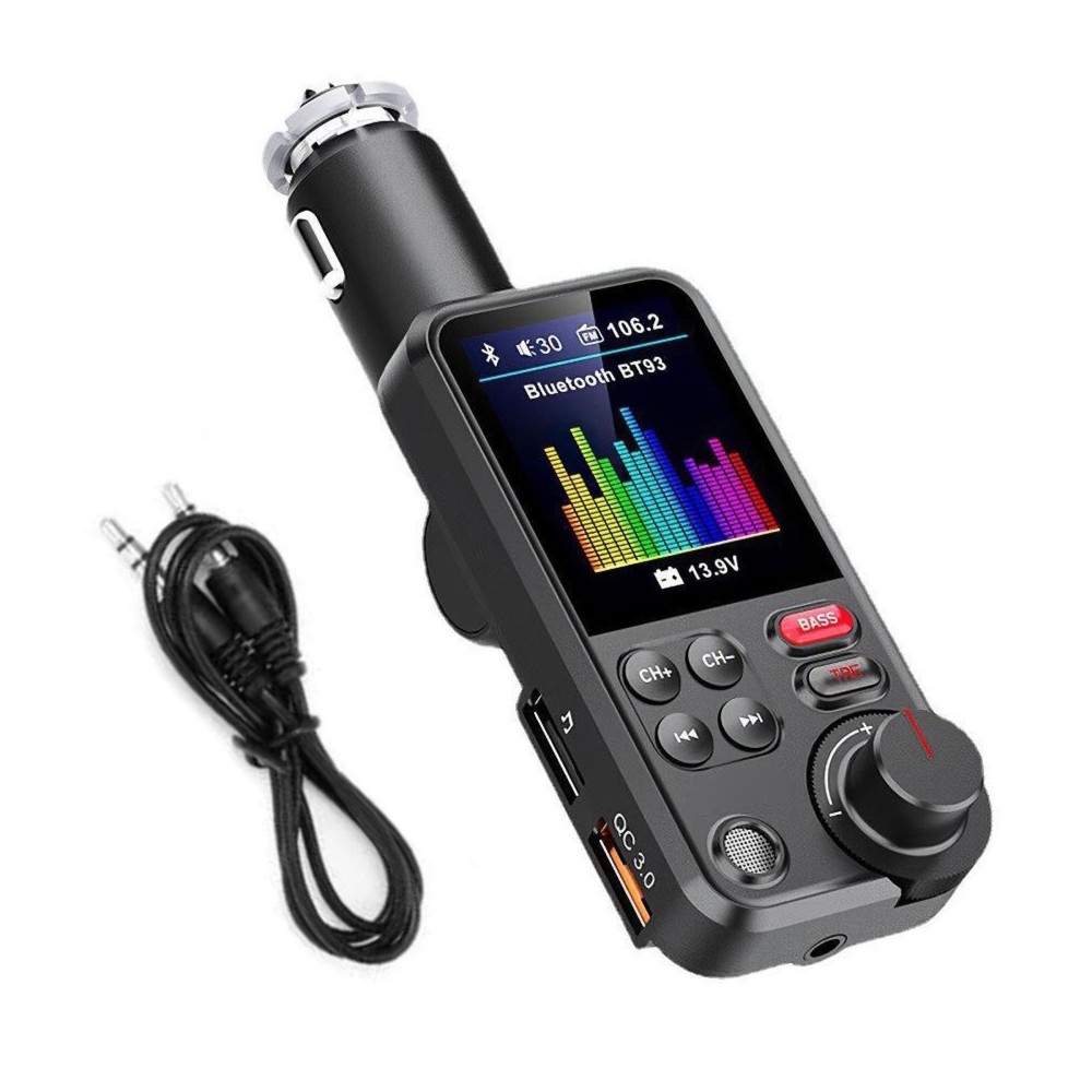 1pc Bluetooth Car Kit with MP3 Player, FM Transmitter, Radio Adapter & Dual USB Charger