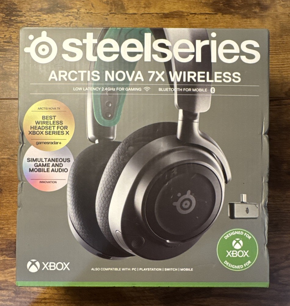 SteelSeries Arctis Nova 7X Wireless Gaming Headset for Xbox PC PS5 Switch in Black Brand New