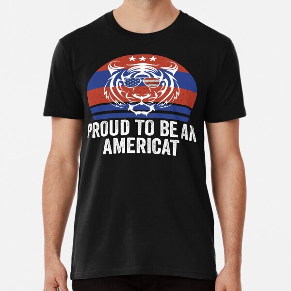 Proud to be an americat 2 Premium Design For Men Women T-Shirt S-5XL