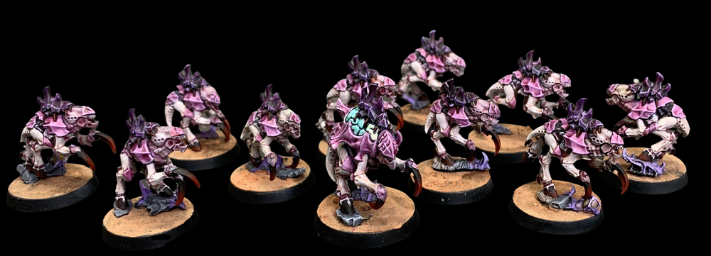 Neurogaunts Tyranids Xenos Army Pro Painted Warhammer 40k Gallery Mode