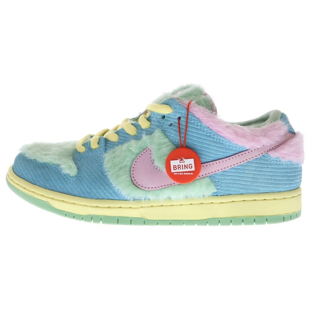NIKE SB VERDY DUNK LOW PRO QS VISTY BLUE GAZE AND ENAMEL GREEN VERDY LOW SNEAK