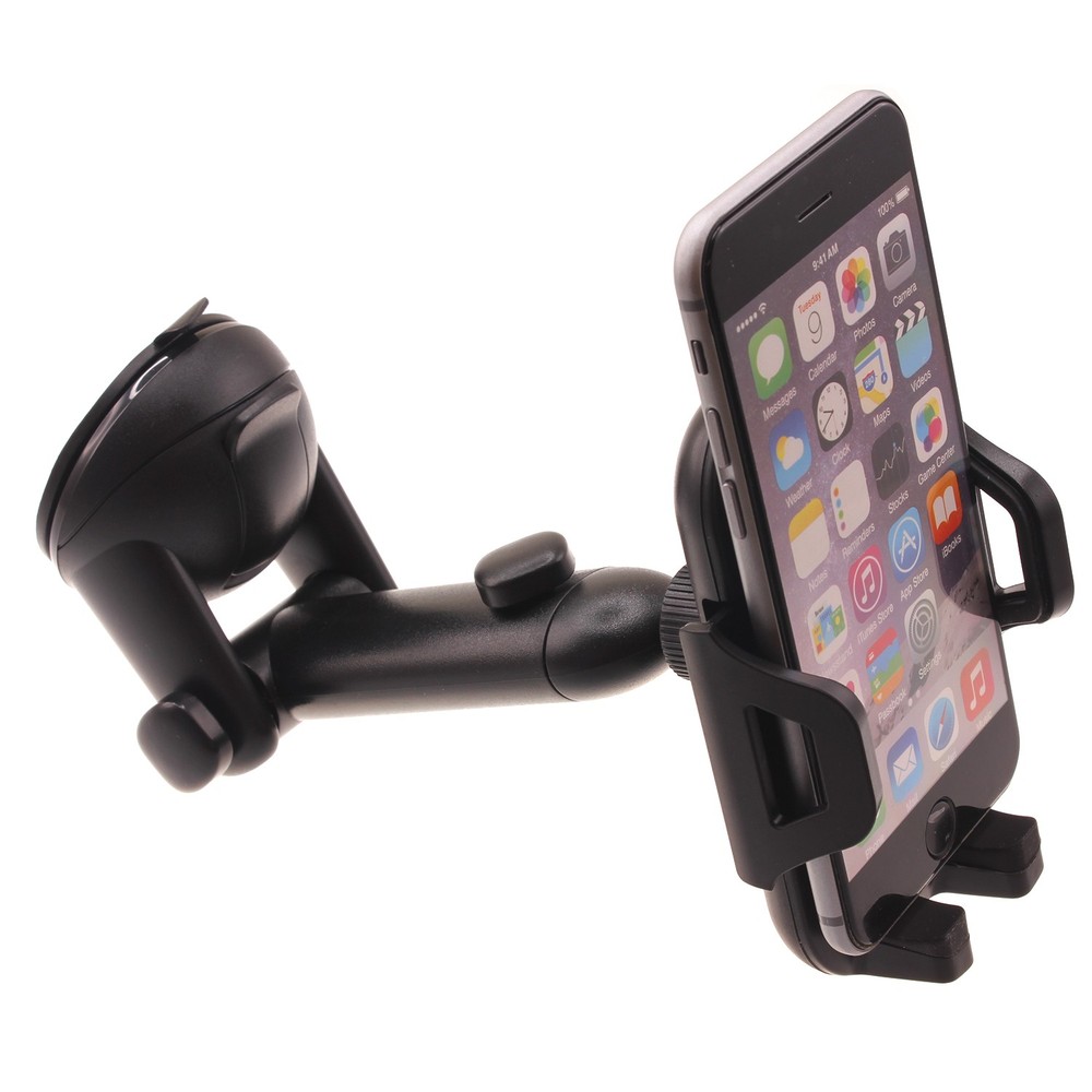 For Phone 16/17/Pro/Max/Air - Car Mount Dash Windshield Holder Telescopic