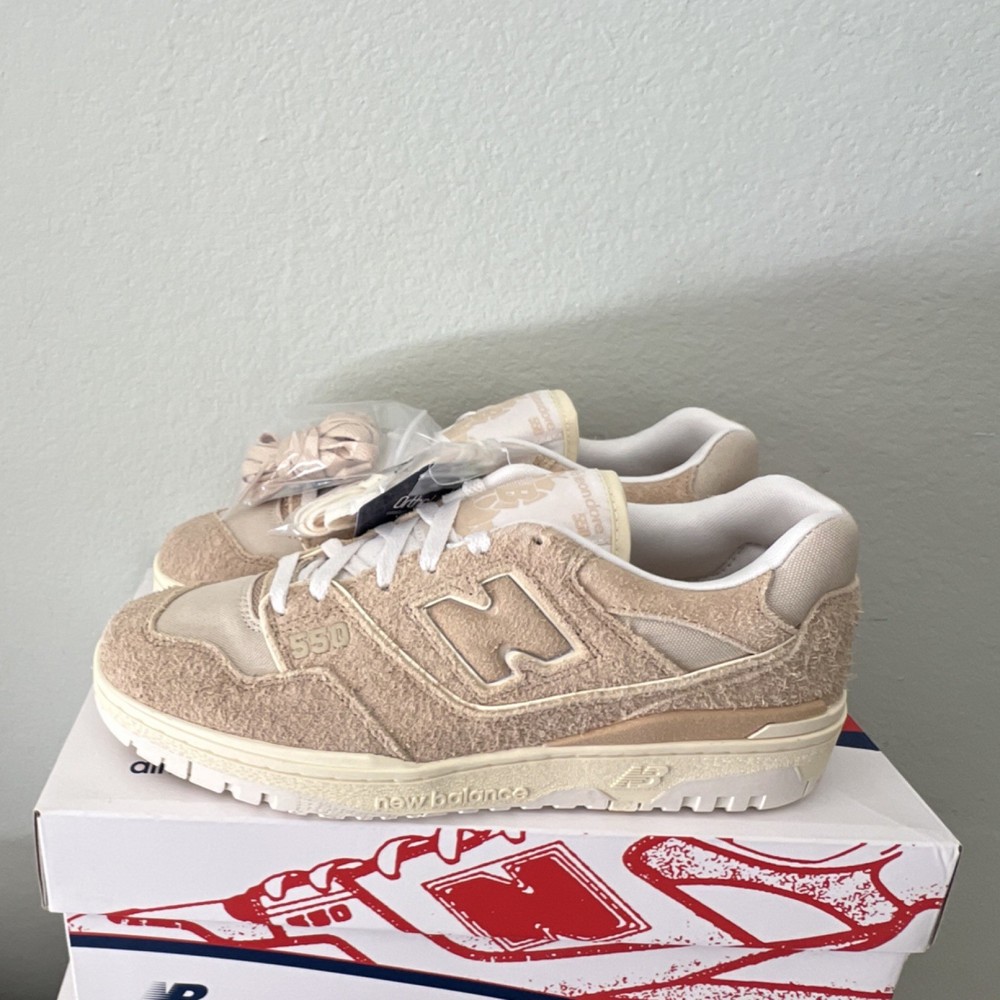 New Balance Aimé Leon Dore 550 Warm Sand Suede Low Top Men's Sneakers BB550DA1