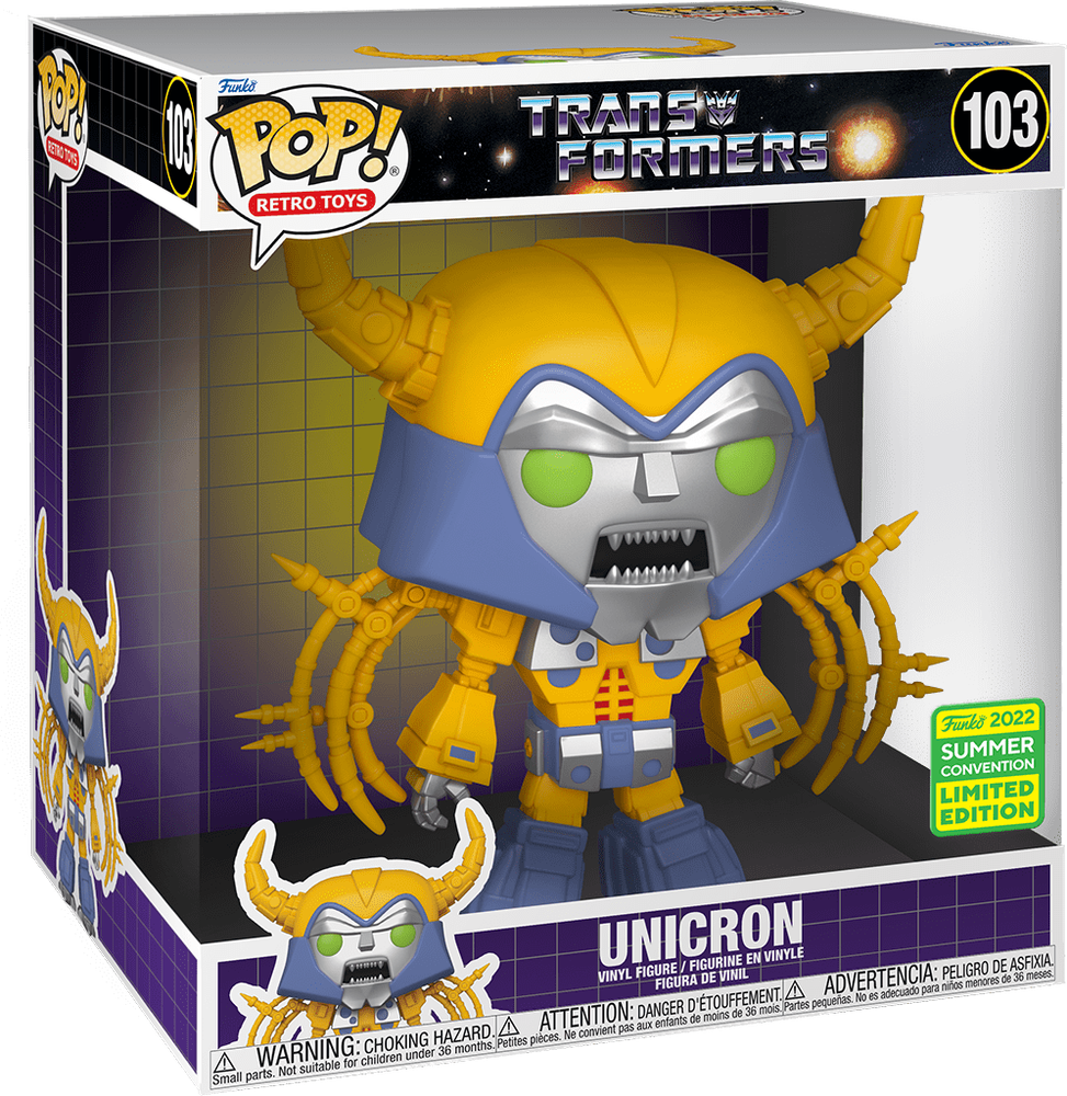 Funko Pop! Vinyl Jumbo 10 in: Transformers - Unicron (Jumbo) - GameStop San Diego Comic Con Funko (Exclusive) #103