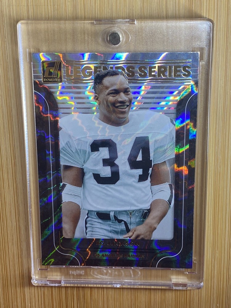 Bo Jackson  RARE HYPER REFRACTOR INVESTMENT CARD SSP PANINI RAIDERS