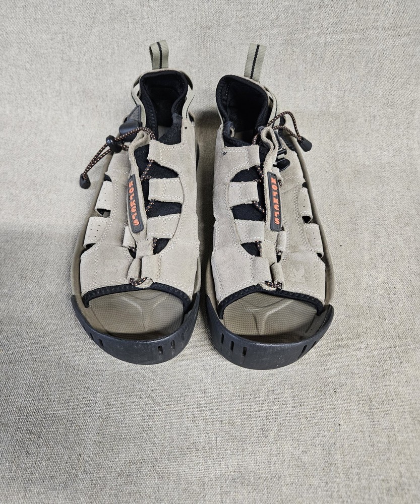 KORKERS Swift Golf Sandals Interchangeable Soles Leather Adjustable Mens Size 9