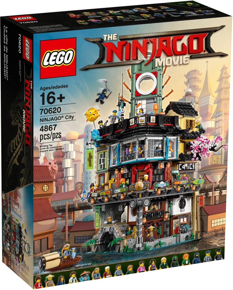 The Ninjago Movie  Ninjago City (4867 Pieces) Used 70620 2019