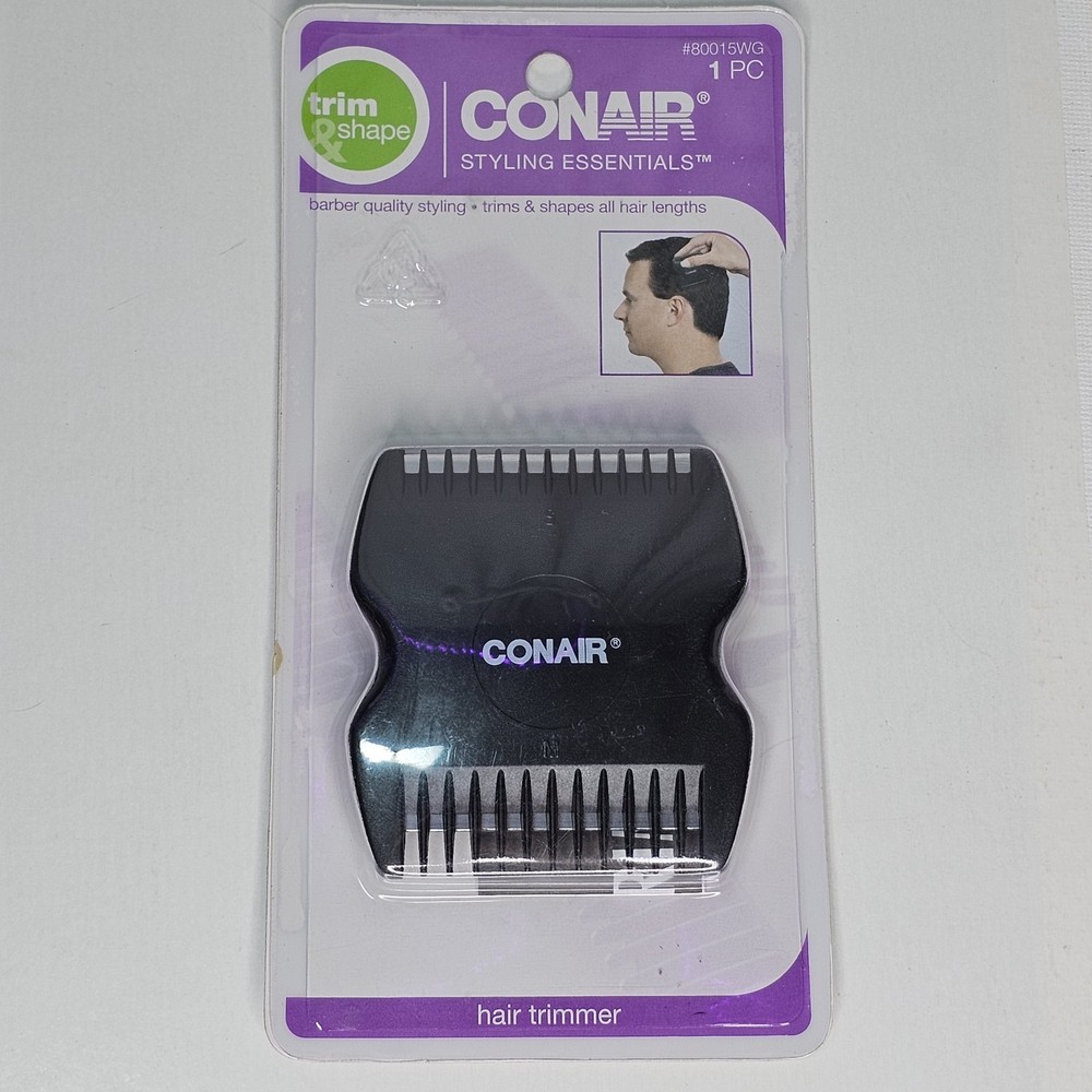 Conair Vintage Hair Trimmer 80015C Manual Comb Styler NEW Sealed