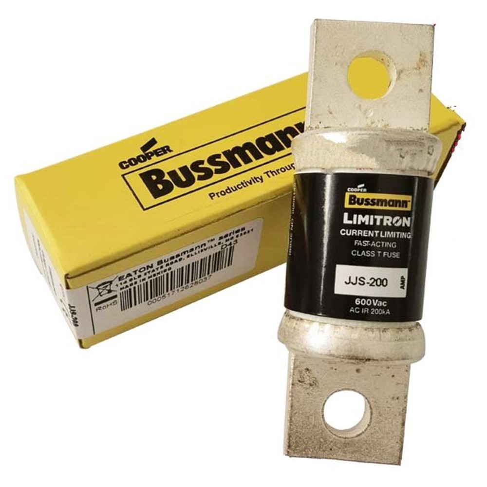 one new Bussmann JJS-200 Cooper TRON Class CC Fast Acting Fuse 200A 600Vac