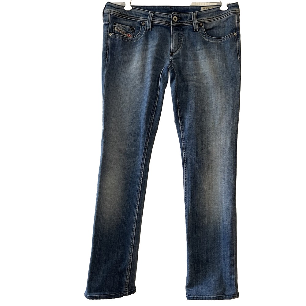 Diesel Lowky Women's Jeans 28X34 Designer Low Rise Y2K Made In Italy